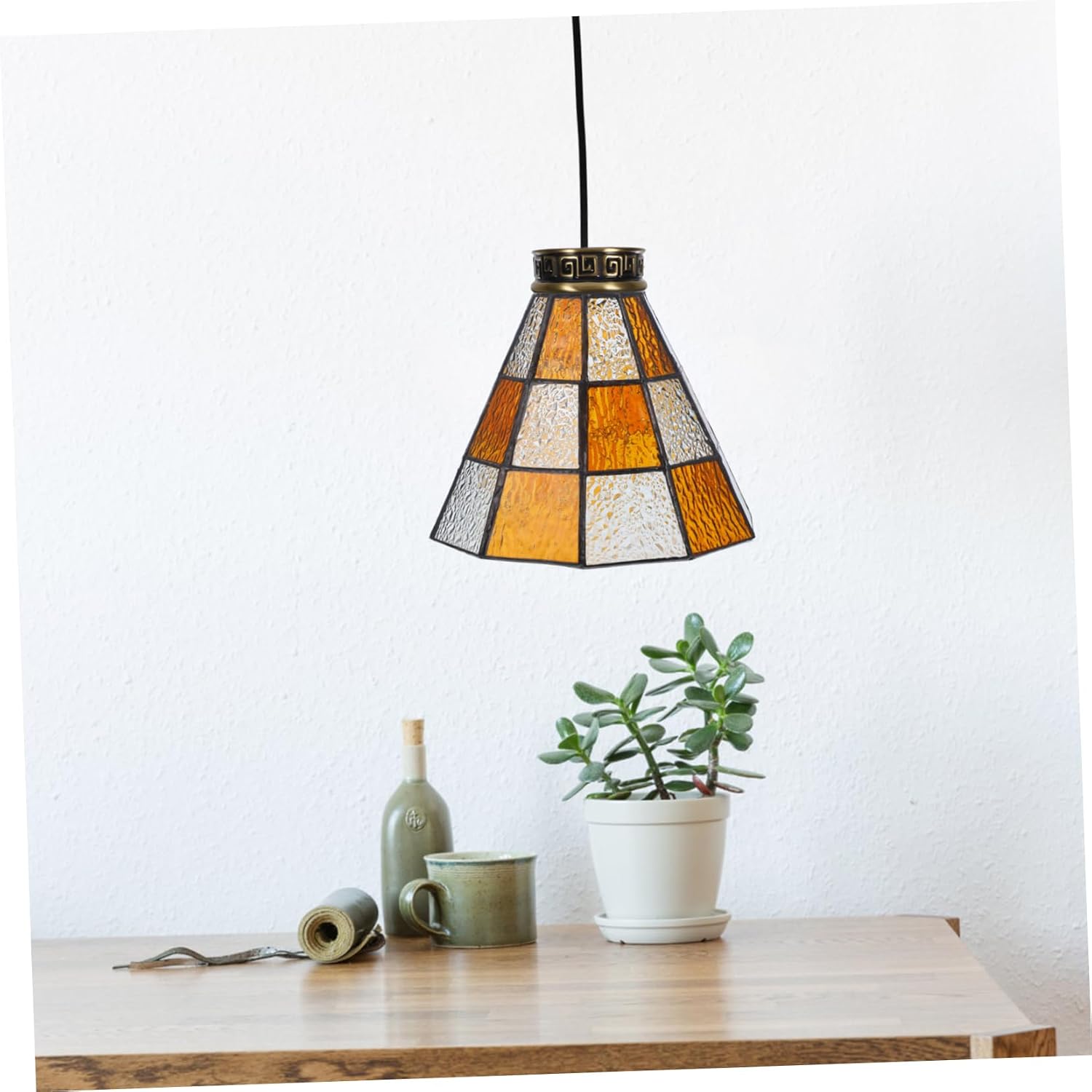Chinese Copper Lamp Finial Pendant Light Base Easy to Install Lamp Finial Aesthetic Light Decor Wear-resistant Copper Material