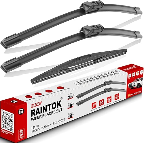 Miniatura 25 de Juego de limpiaparabrisas de 24" 17" 10" de repuesto para Dodge Caliber 2007 2008 2009 2010 2011 2012, limpiaparabrisas delantero y trasero