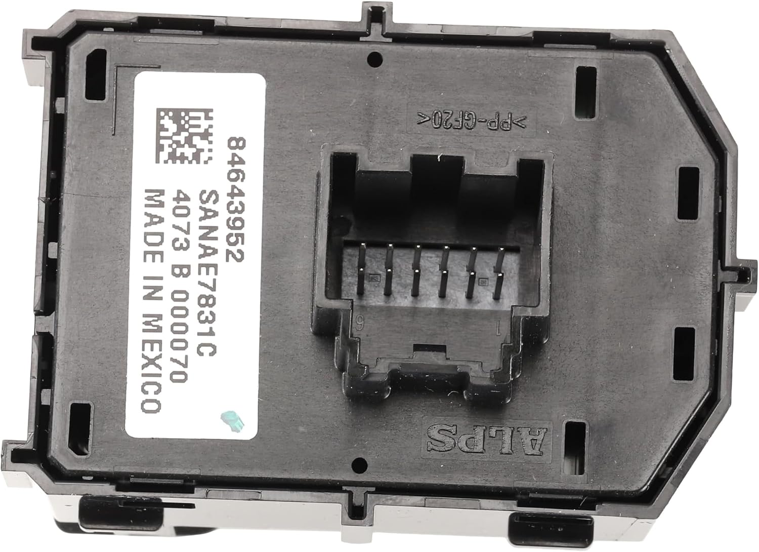 GM Genuine Parts 84643952 Black Carbon Door Mirror Remote Control Switch