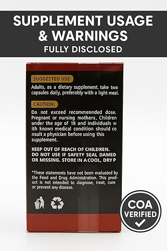 Miniatura 3 de Potenciador de testosterona para hombres, hierba de cabra cachonda, Tongkat Ali y Saw Palmetto, 60 cápsulas