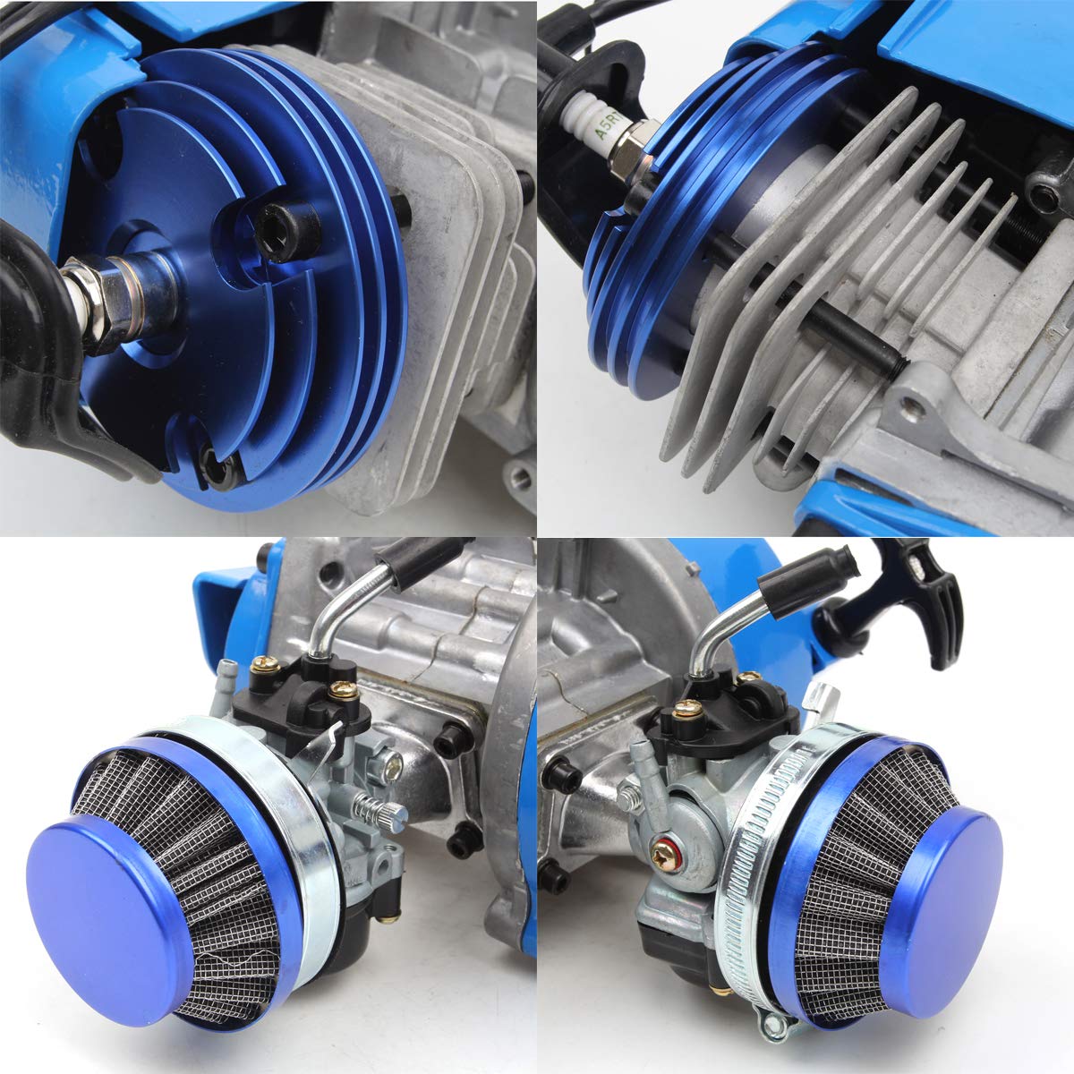 49cc 2-stroke Racing Engine Pocket Bike Mini ATV 49CC 2-Stroke Racing ...