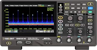 Siglent SDS814X HD 100MHz 4-Channel 12-Bit Mixed Signal Oscilloscope - 2GSa/s, 50Mpts Memory, High-Res Display