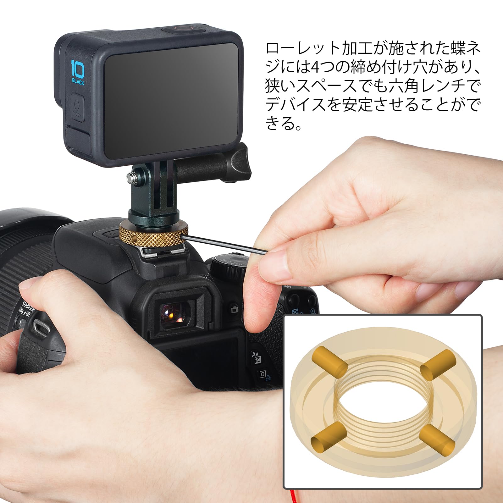 Amazon | GoPro Hero 11/10/9/8/7/6/5/4、DJI Osmo Action、Campark 