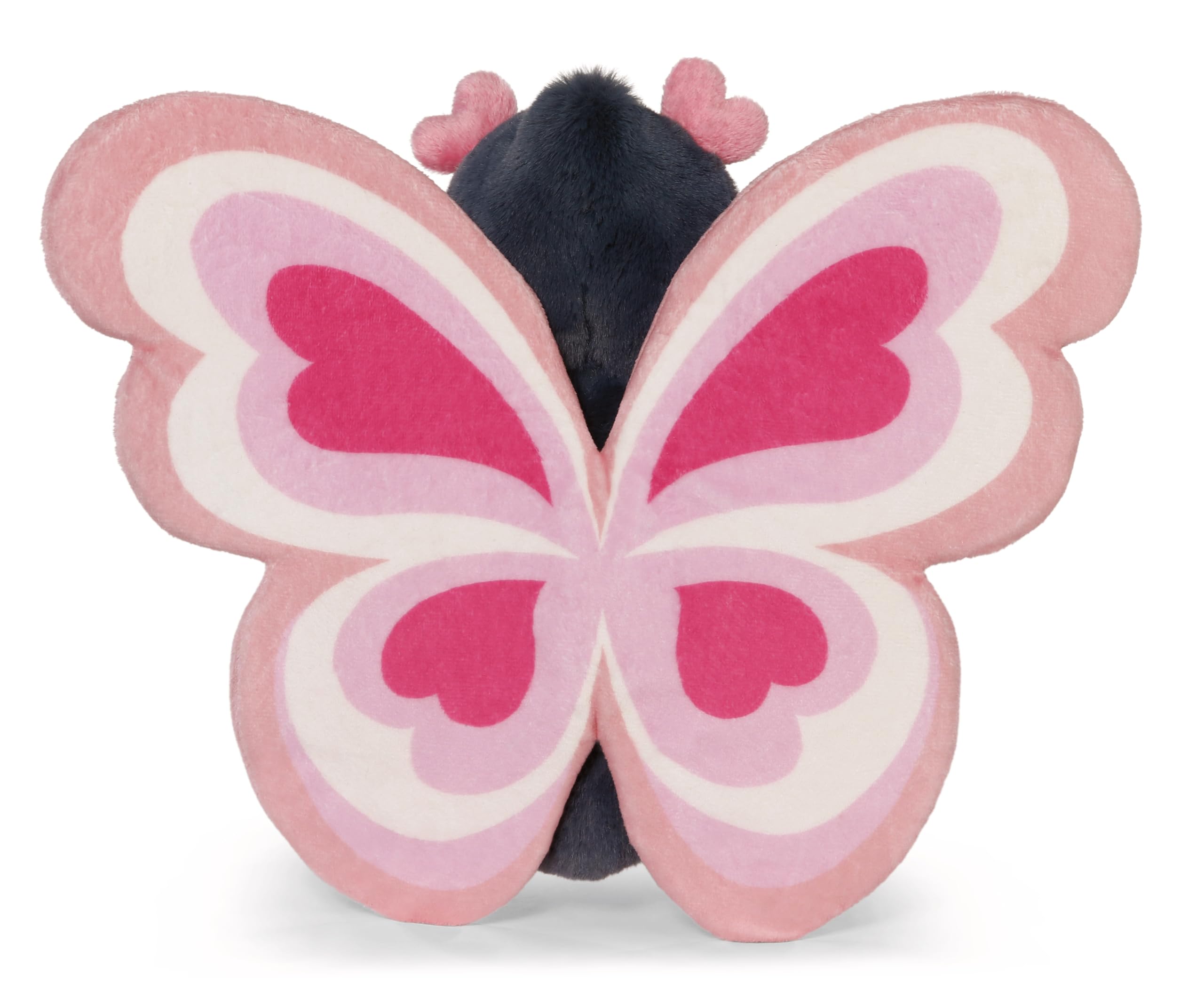 NICI Love 62615 Pluszowy motyl, w pudełku prezentowym, miękka i urocza maskotka do przytulania i zabawy, świetny pomysł na prezent dla dzieci i dorosłych, 21 cm, różowy