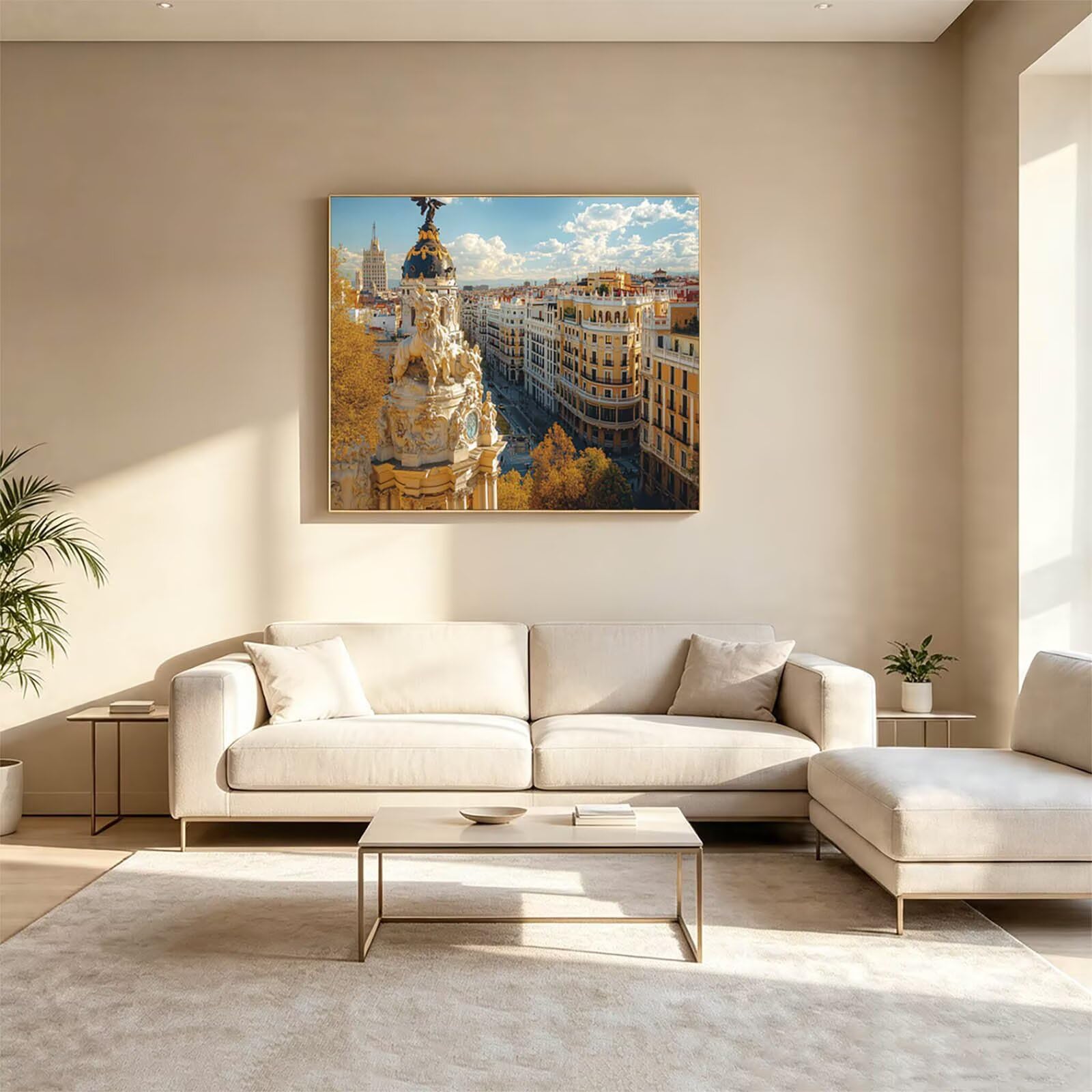 Malowanie według numerów dorosłe miasto płótno do malowania 70 x 95 cm ZSHS