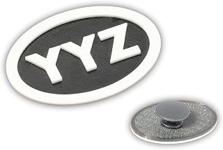 YYZ Shoe Charm, Toronto Pearson International Airport, Made in USA