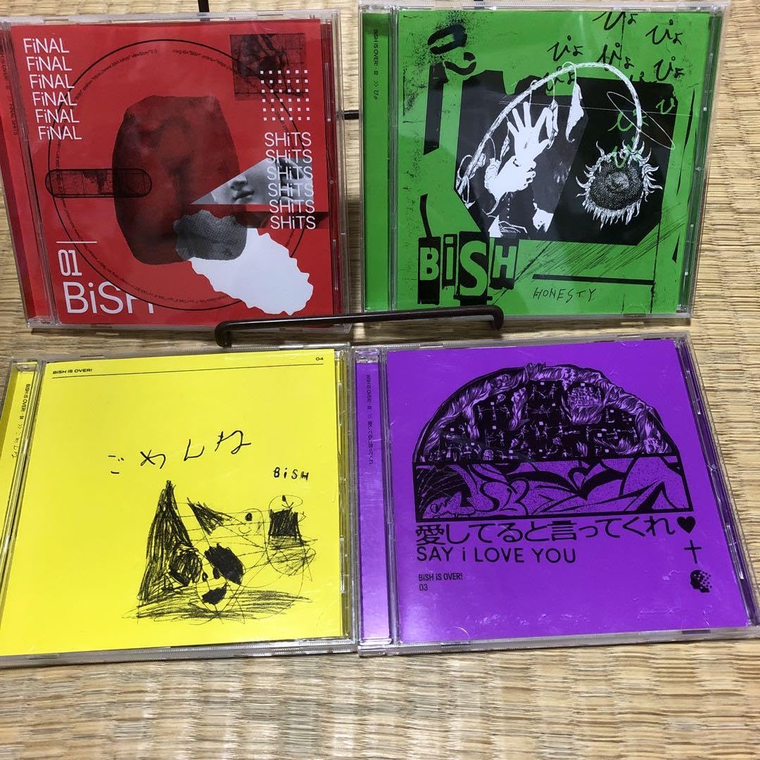 Amazon.co.jp: BiSH 12ヶ月連続リリースシングル 01〜04 4枚セット