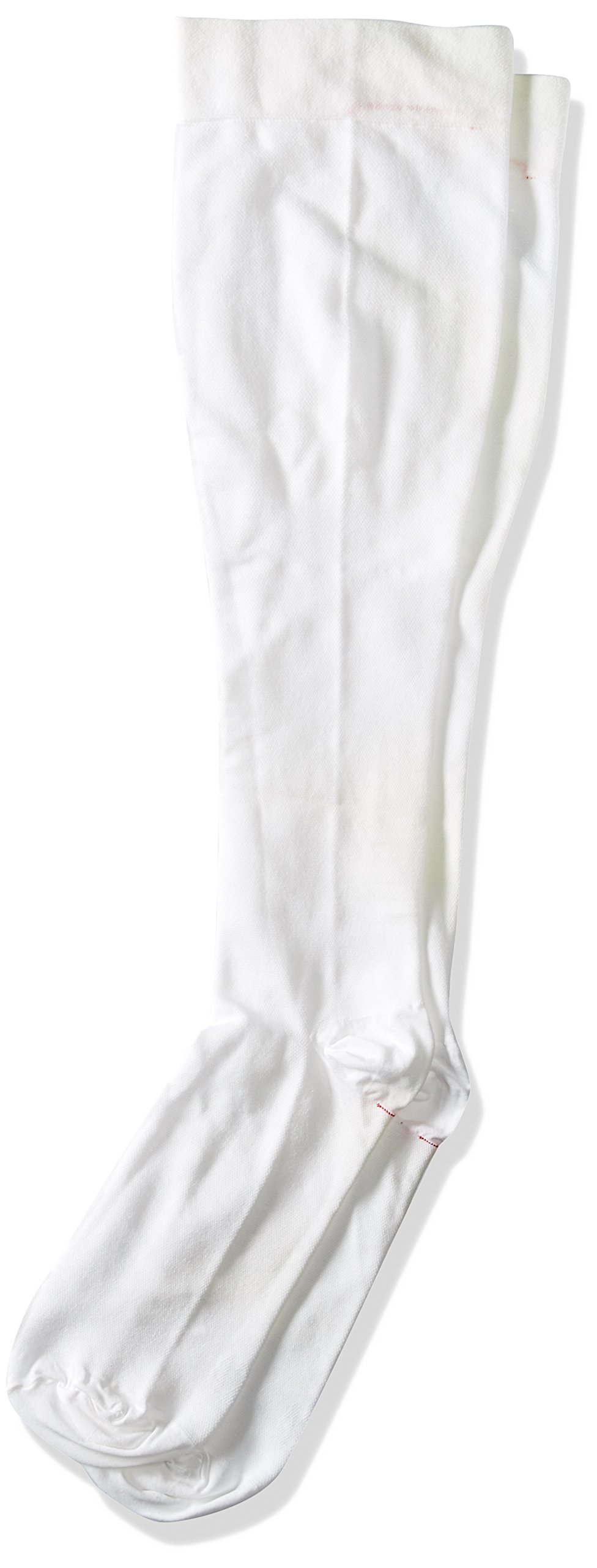 Dr. Scholl's Unisex-Adults Plus 1 Pack Closed Toe 15-20 Mmhg Anti-Embolism Socks, White Colored, Women's Shoe Size 14 and Over,Men's Shoe Size 12.5 and Over (Xlarge)