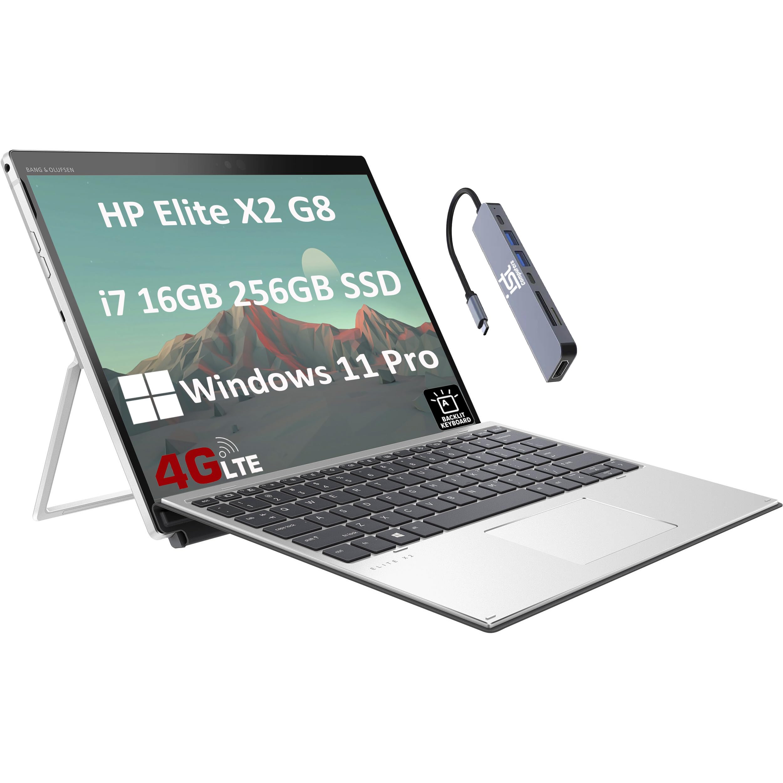 超速11th i7・2in1タッチパネル】 HP Elite x2 G8 Tablet / 13型