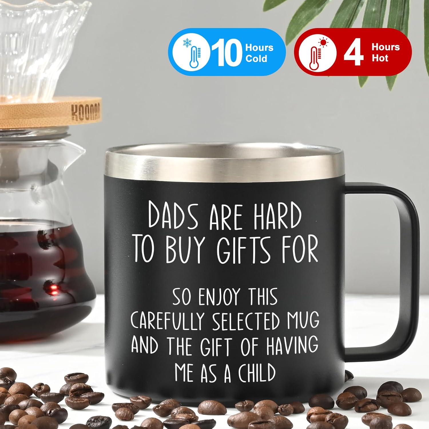 Surprising Father's Day Gift Showdown: Insulated Mug vs. Black Dad's Tough Choice
