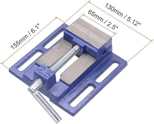 Miniatura 2 de HARFINGTON Prensa de taladro, abrazadera de banco de 6 "para carpintería, metalurgia, pegado