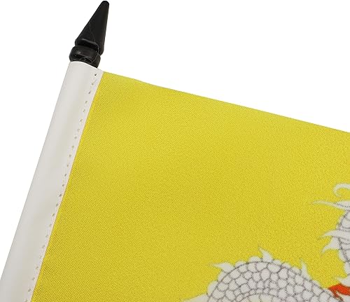 Miniatura 300 de Bandera de la bandera del Líbano de AZ, 3.9 x 5.9 in, bandera de escritorio libanesa, 5.9 x 3.9 in, barra y base de plástico negro