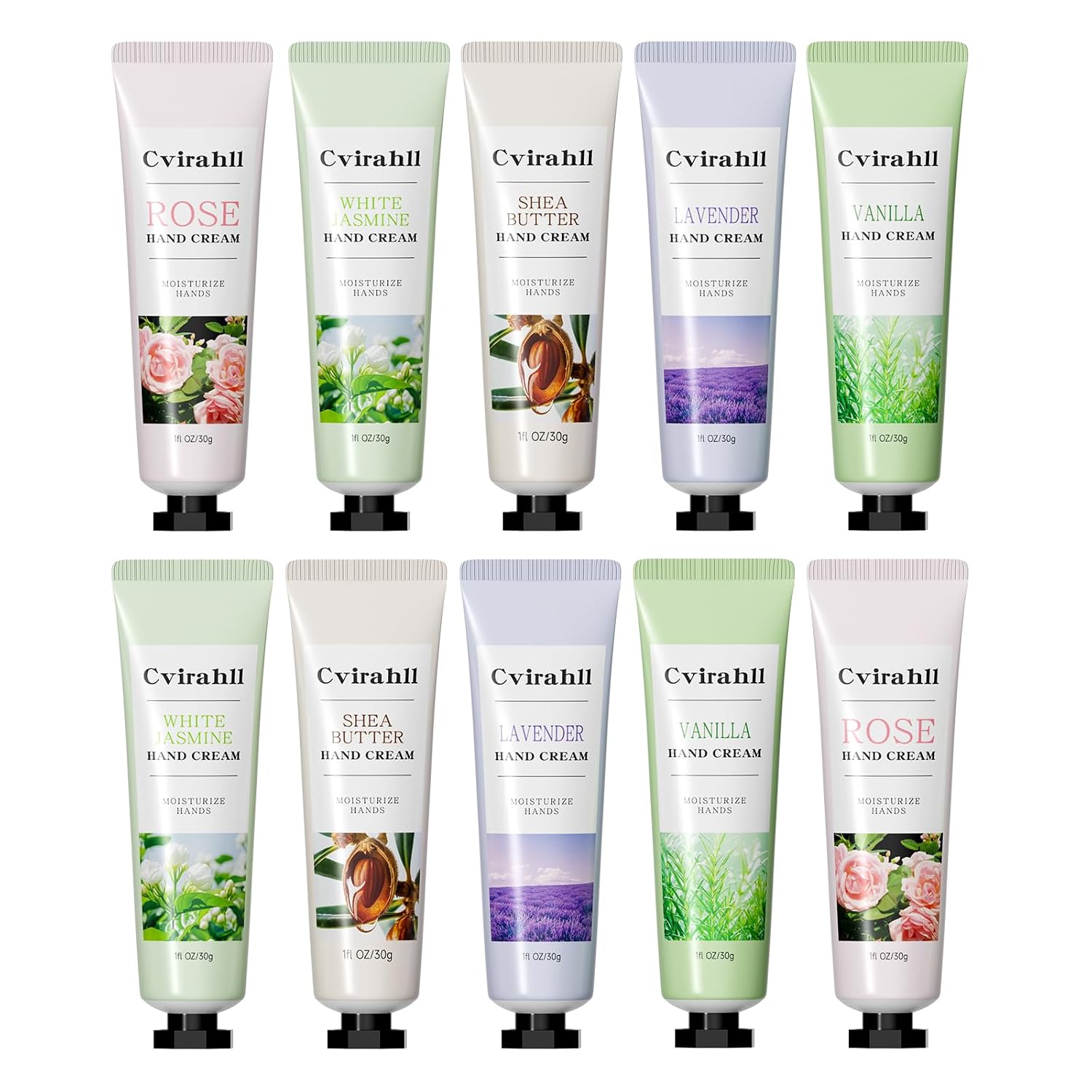 10-Pack Hand Cream Set - Moisturizing Gift for Dry Hands