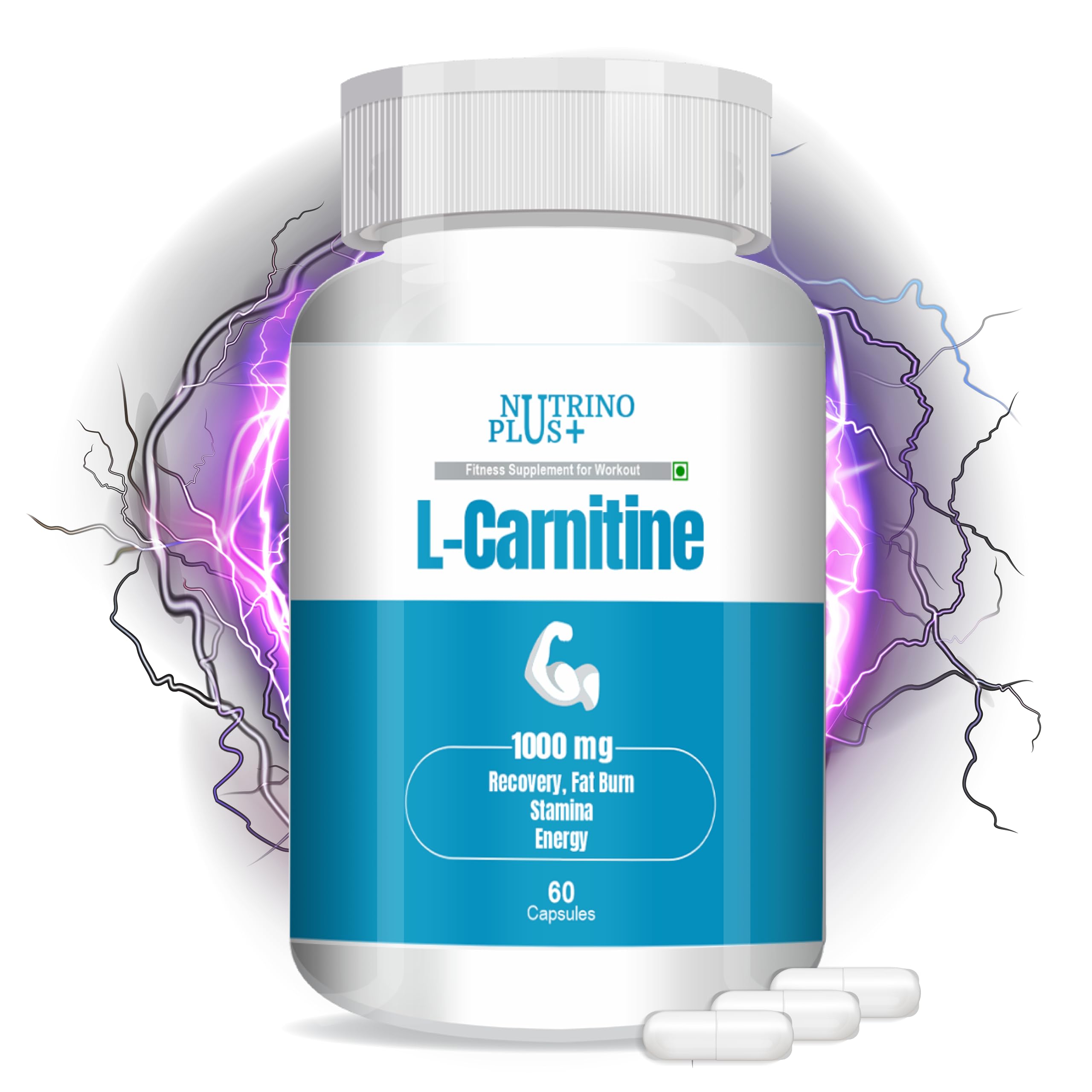 NutrinoPlus L-Carnitine L-Tartrate 1000mg Capsules for Men & Women | Pre Workout Supplement (PACK OF, 61) (B0BRJXXQDD) Amazon Price History, Amazon Price Tracker
