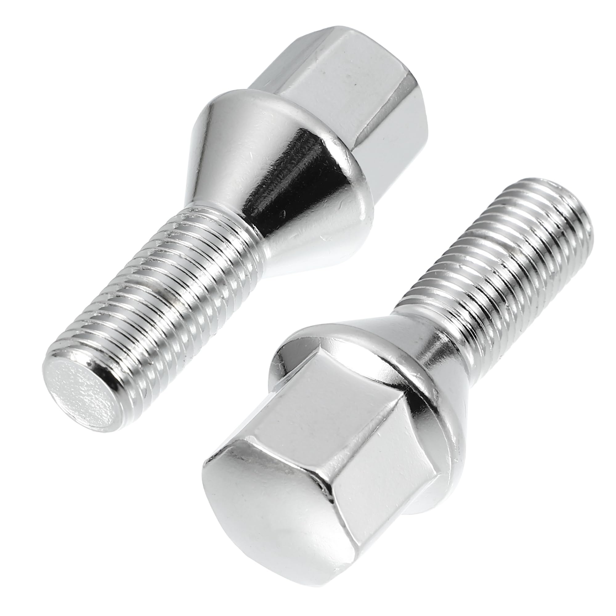 QUARKZMAN M12 x 1.5 Ruota Bulloni Conicità 60° Cromo Ruota Borchie Set 8pz