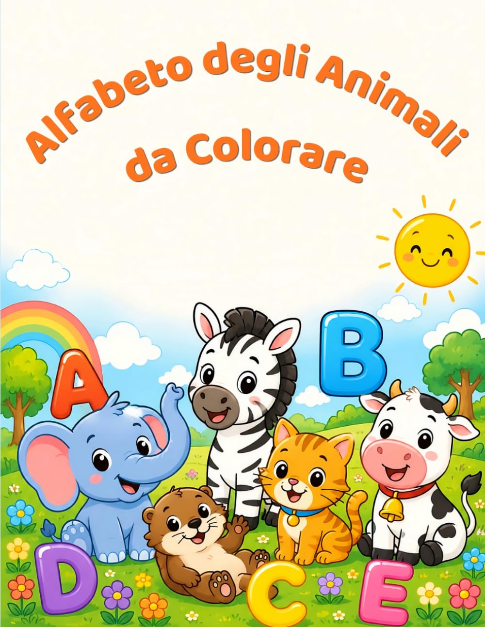 Alfabeto degli Animali da Colorare: 21 animali da colorare per imparare l'alfabeto - Bambini 3-5 anni