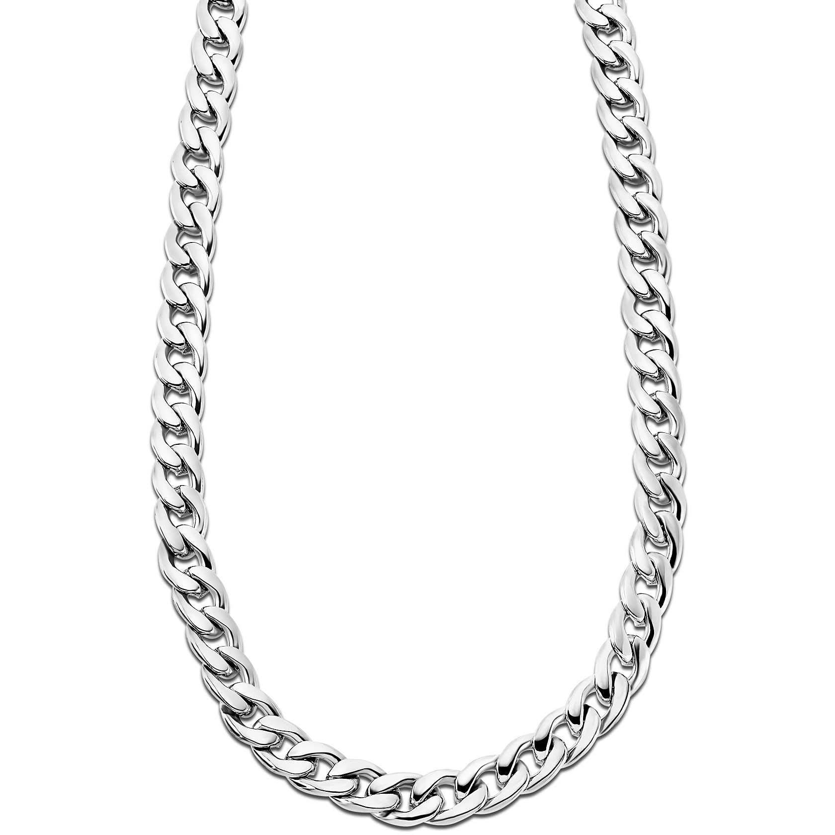 LOTUS SILVER LOTUS STYLE Collar modelo LS1938-1/1 de la colección Men In Black en acero para caballero