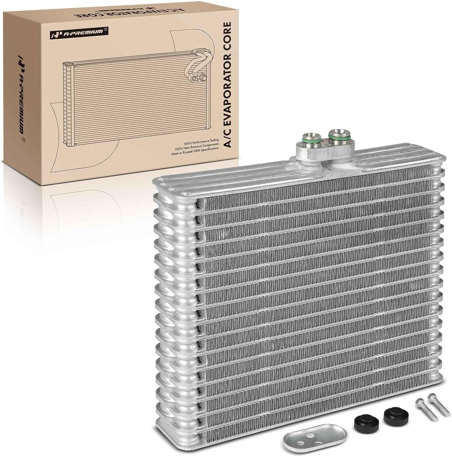 A-Premium Front AC Evaporator Core Compatible with Chevrolet Tracker 1999-2004 & Suzuki Grand Vitara 1999-2002, Vitara 1999-2003, XL-7 2002, with Pressing Plate