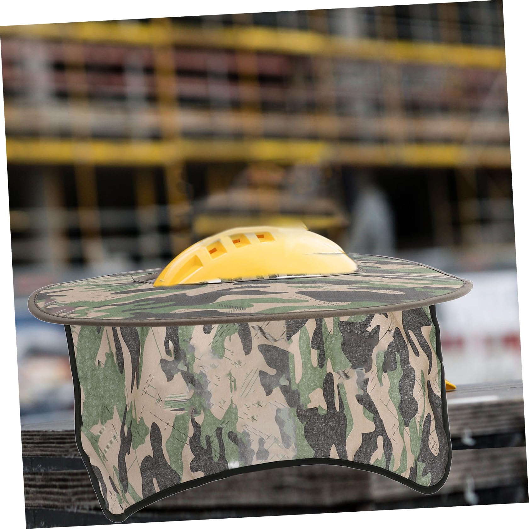GALPADA Sombrero de Seguridad con Solar para Casco de Construcción Protección UV Accesorio Transpirable y Reflectante para Actividades y Construcción