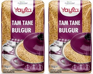 Yayla Tam Tane Pilavl k Bulgur 1 Kg 2li paket