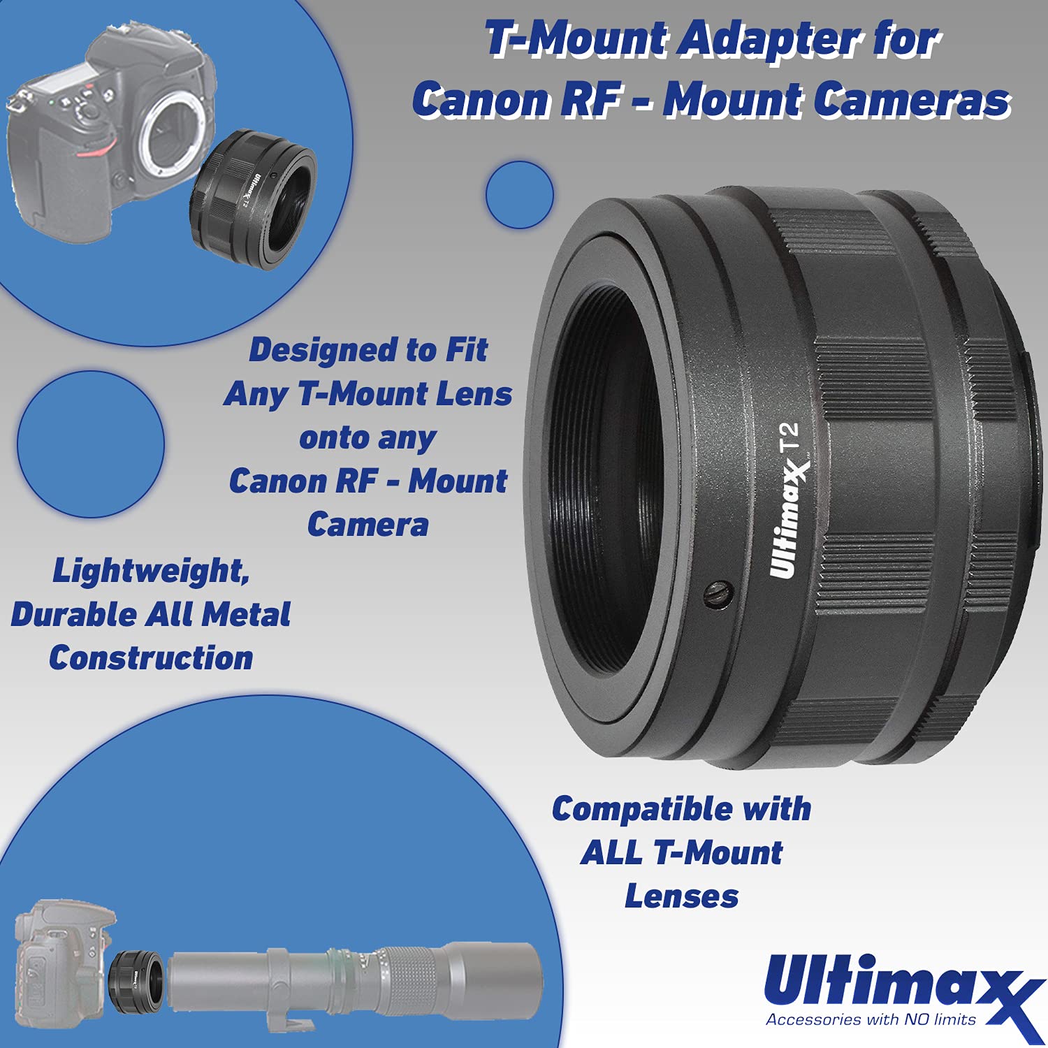 T Mount Camera William Optics 48mm T Mount Adapter For Nikon Z