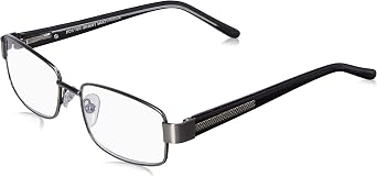 Foster Grant Wes Multifocus Progressive Gunmetal Reading Glasses