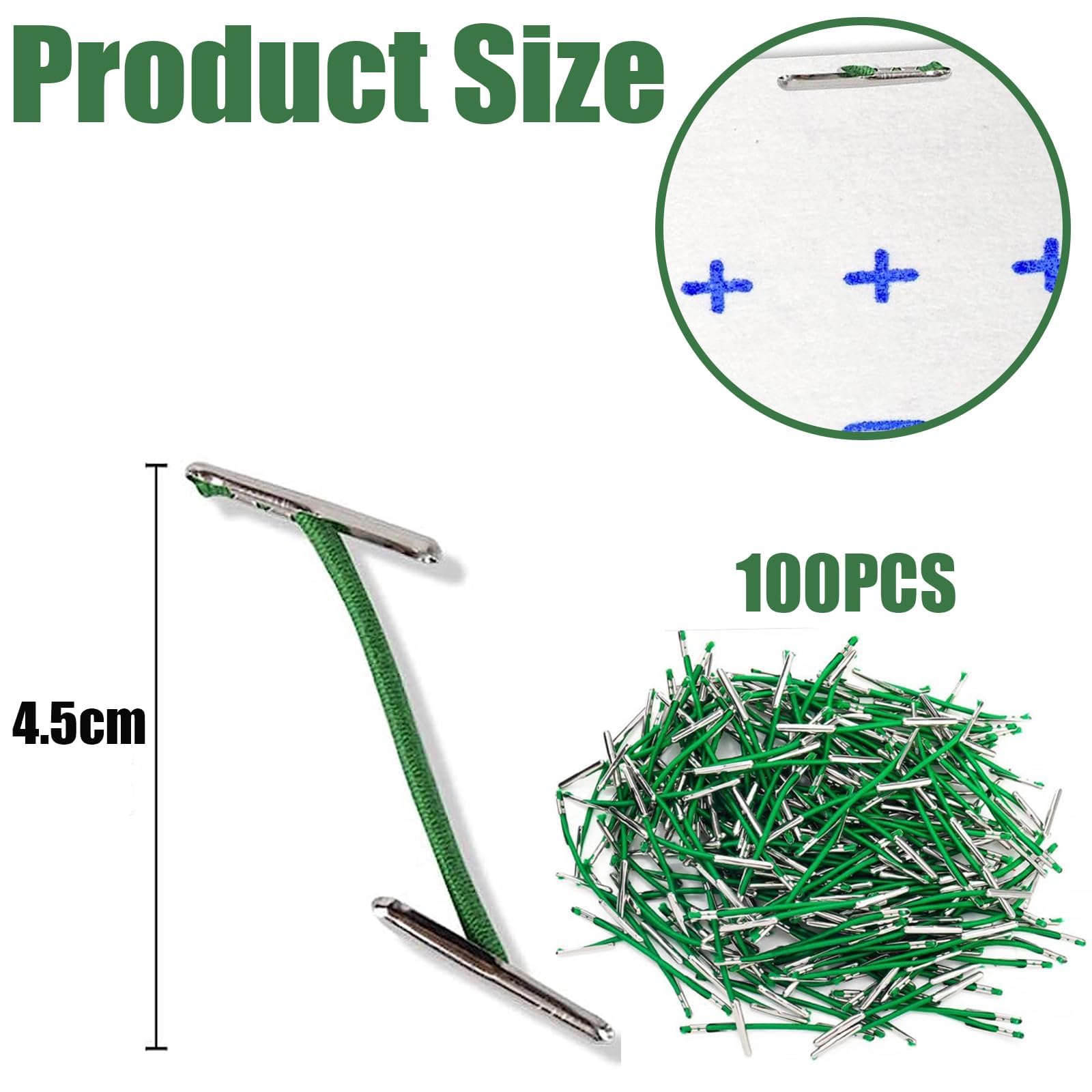 100Pcs Metal Treasury Tags, 45mm Treasury Tags Metal-Ended Stationary ...