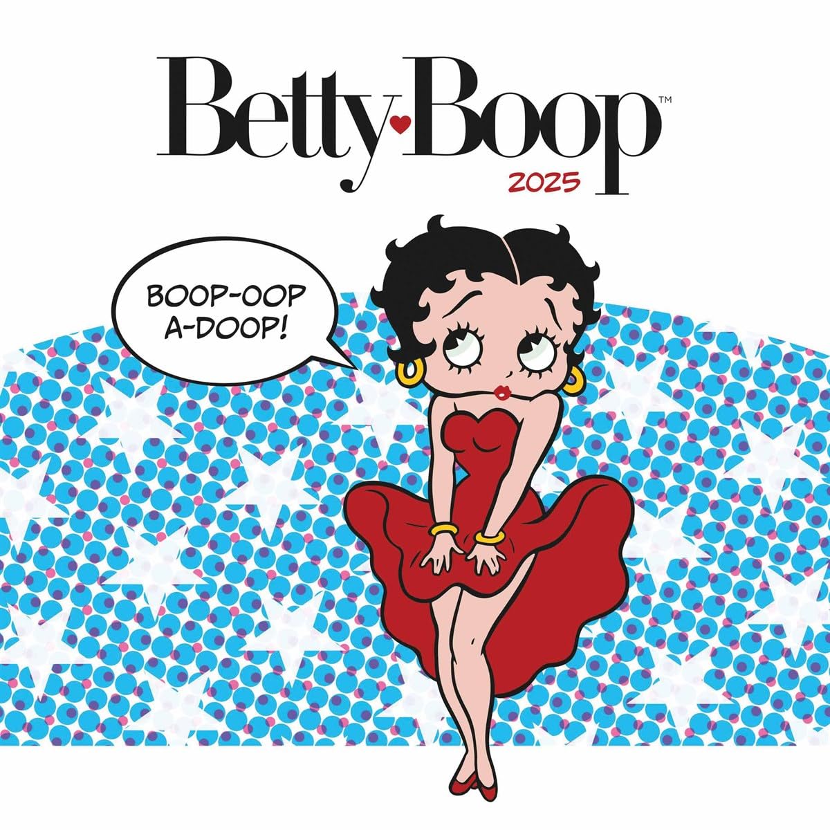 Amazon.co.jp: Betty Boop 壁掛けカレンダー 2025 (PFP) : 文房具 
