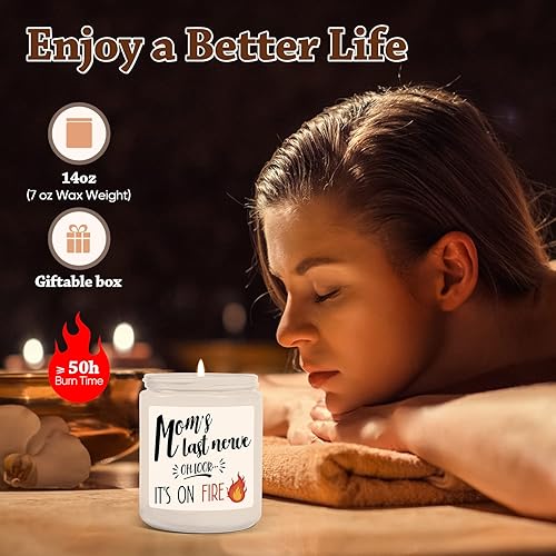 Miniatura 6 de Regalos divertidos para la mejor mamá de hijo e hija, vela perfumada de lavanda, regalo para mujeres, ideas de regalo para el día de la madre,