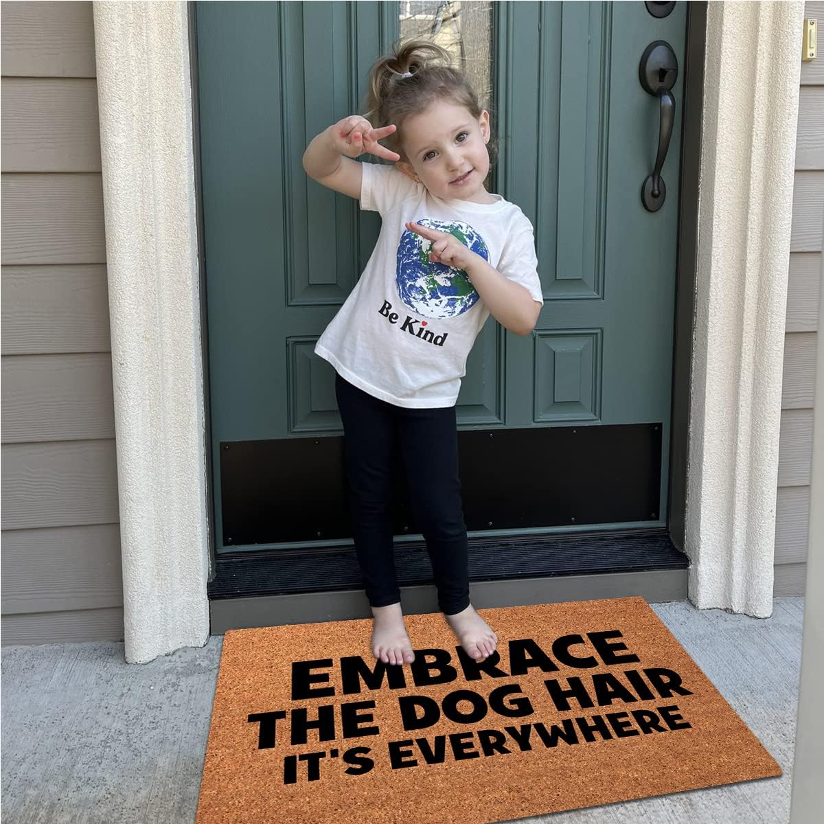 Embrace The Dog Hair It's Everywhere Indoor Front Door Mat for Front Door Inside, Welcome Mats Outdoor Funny Door Mats Outdoor Welcome Mats 31.5"X20"