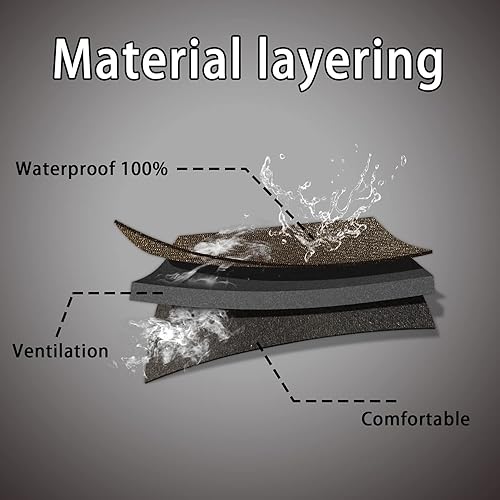 Miniatura 6 de Botas de goma para hombres y mujeres para todas las estaciones, botas de lluvia ultraligeras impermeables con vástago de acero, botas de neopreno de