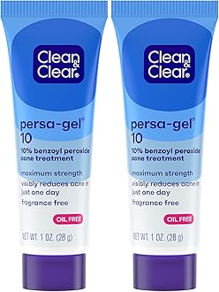Persa-Gel 10 Acne Spot Treatment, Maximum Strength, 1 Oz (Pack of 2)