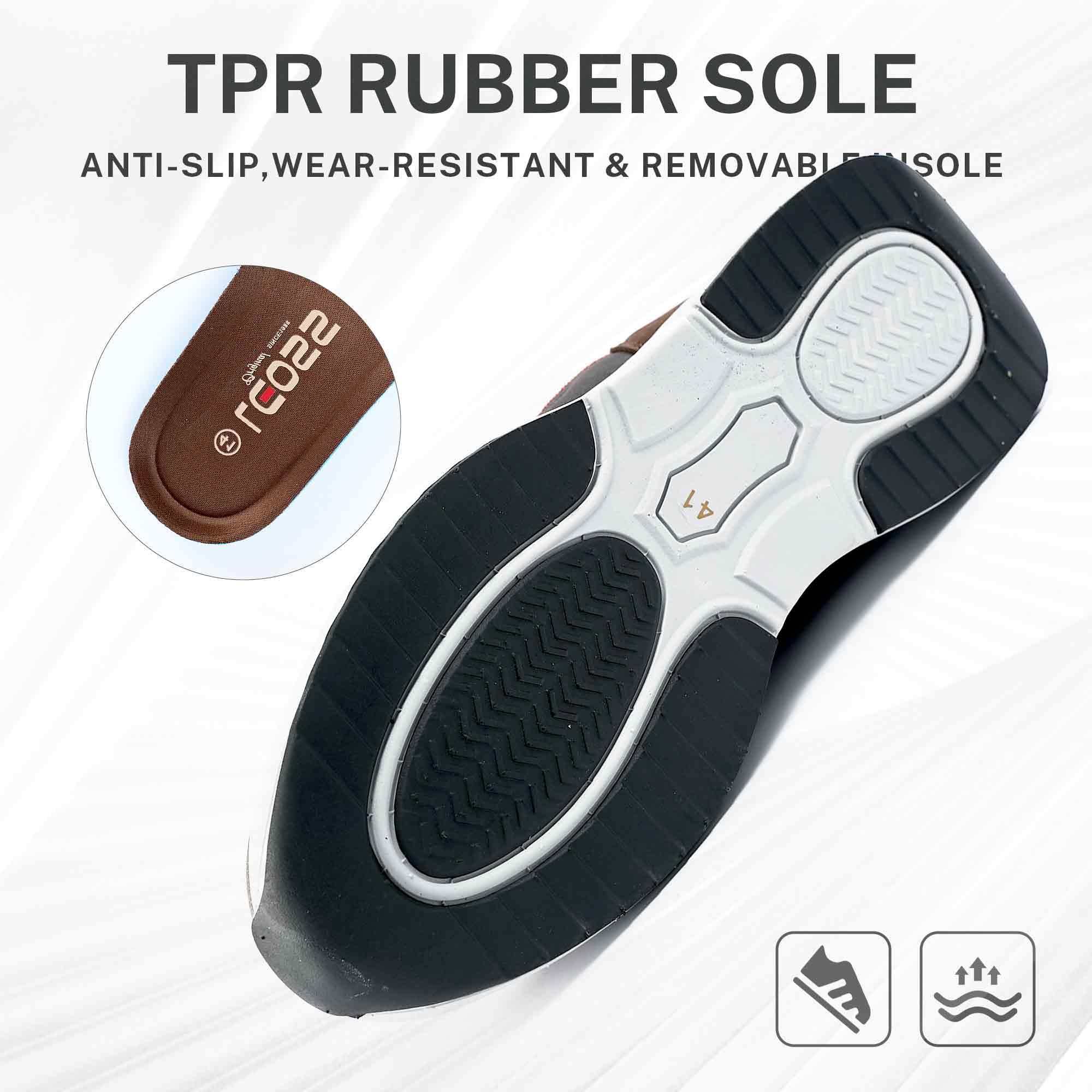 Męskie buty trekkingowe, sznurowane, buty uliczne, buty rekreacyjne, buty trekkingowe, skórzane, buty sportowe, antypoślizgowe