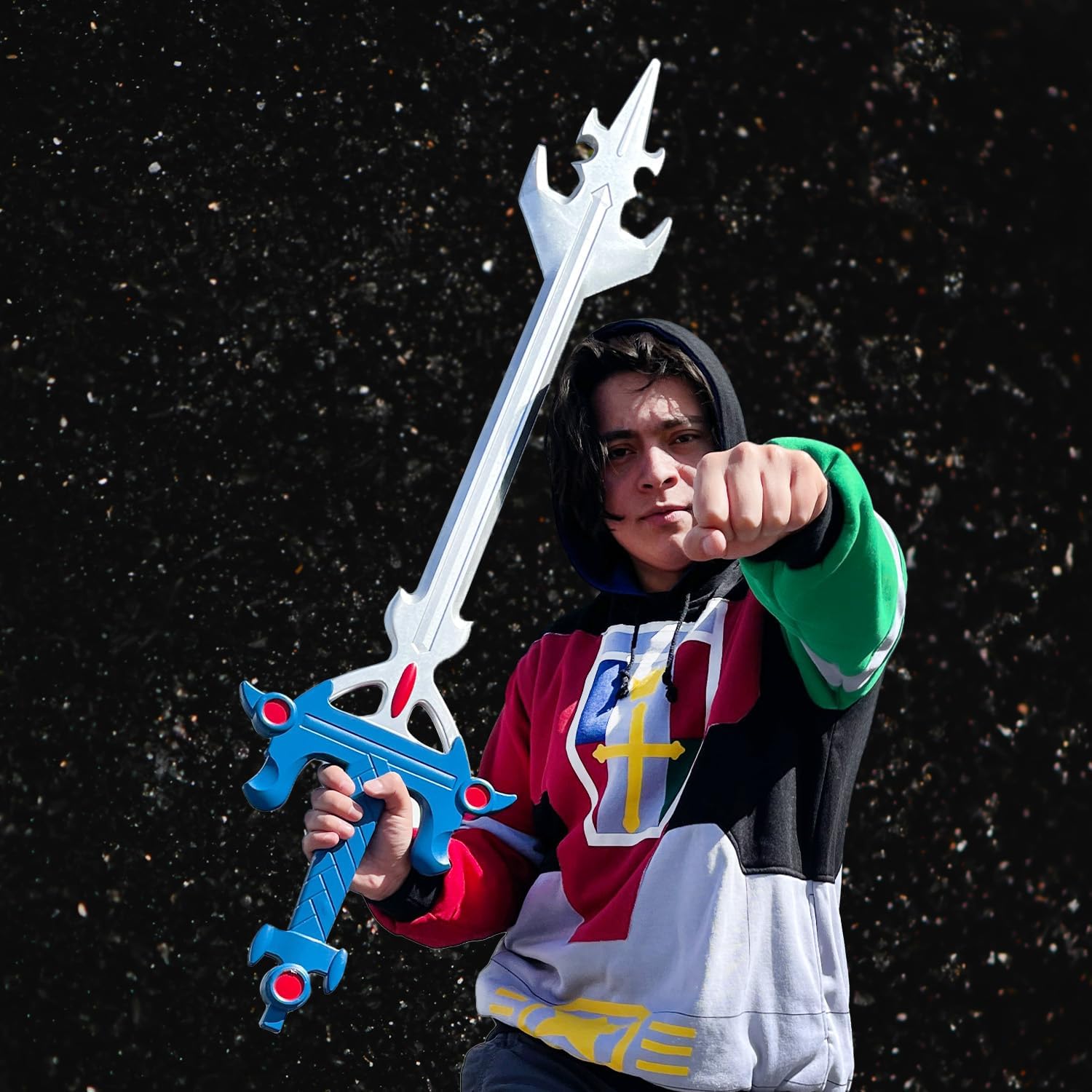otaku gear 45 Inch Full Size Blazing Sword Go Lions for Cosplay Halloween