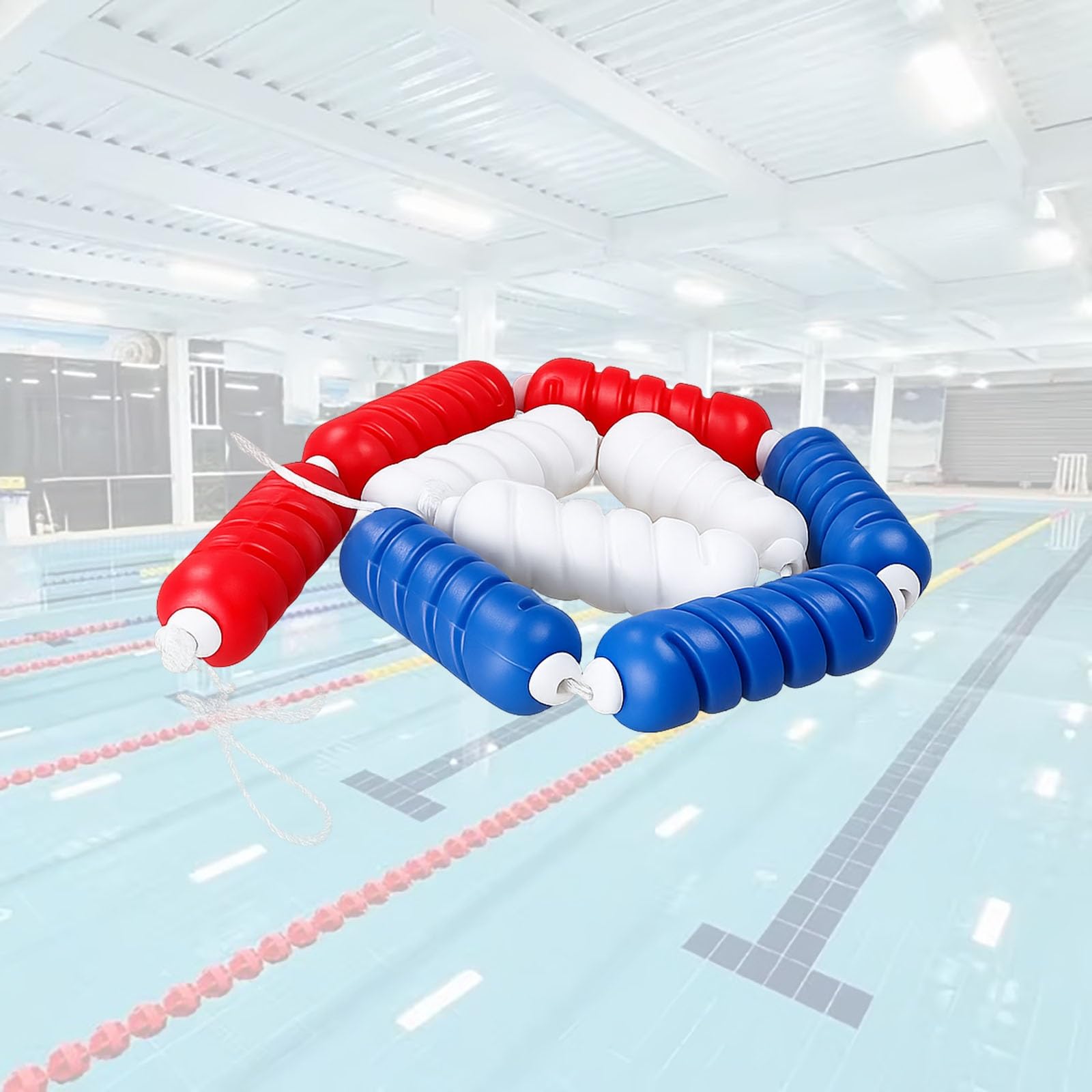 Cable para identificación en el agua y línea de natación de 23m con boya de 20cm