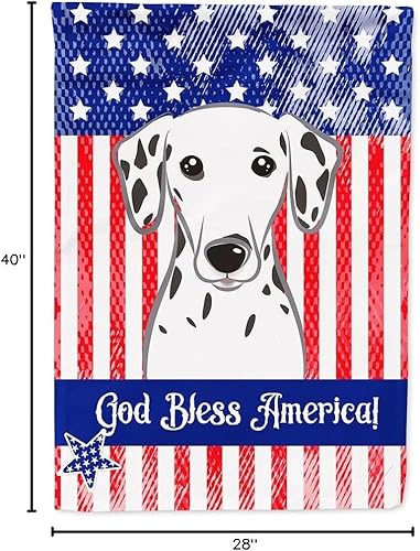 Vista 304 de Caroline's Treasures BB2171GF American Flag and Border Collie Garden Flag Mailbox Flag Decorative Yard Flag Banner Outside Patio Artwork Yard Flower