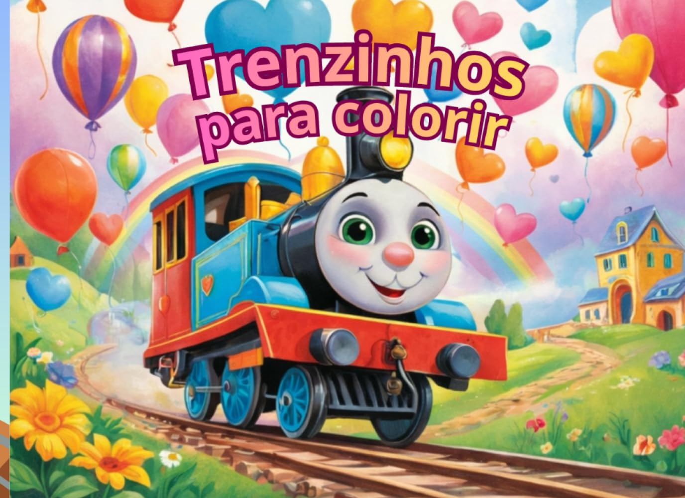Trenzinhos para Colorir: Livro de colorir para crianças de trenzinhos