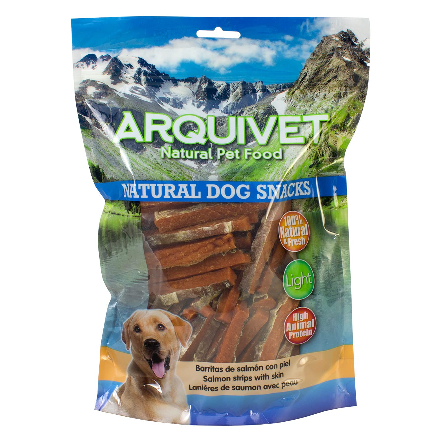 Arquivet Snacks Perro Barritas De Salmon con Piel -, 1 kg (Paquete de 1)