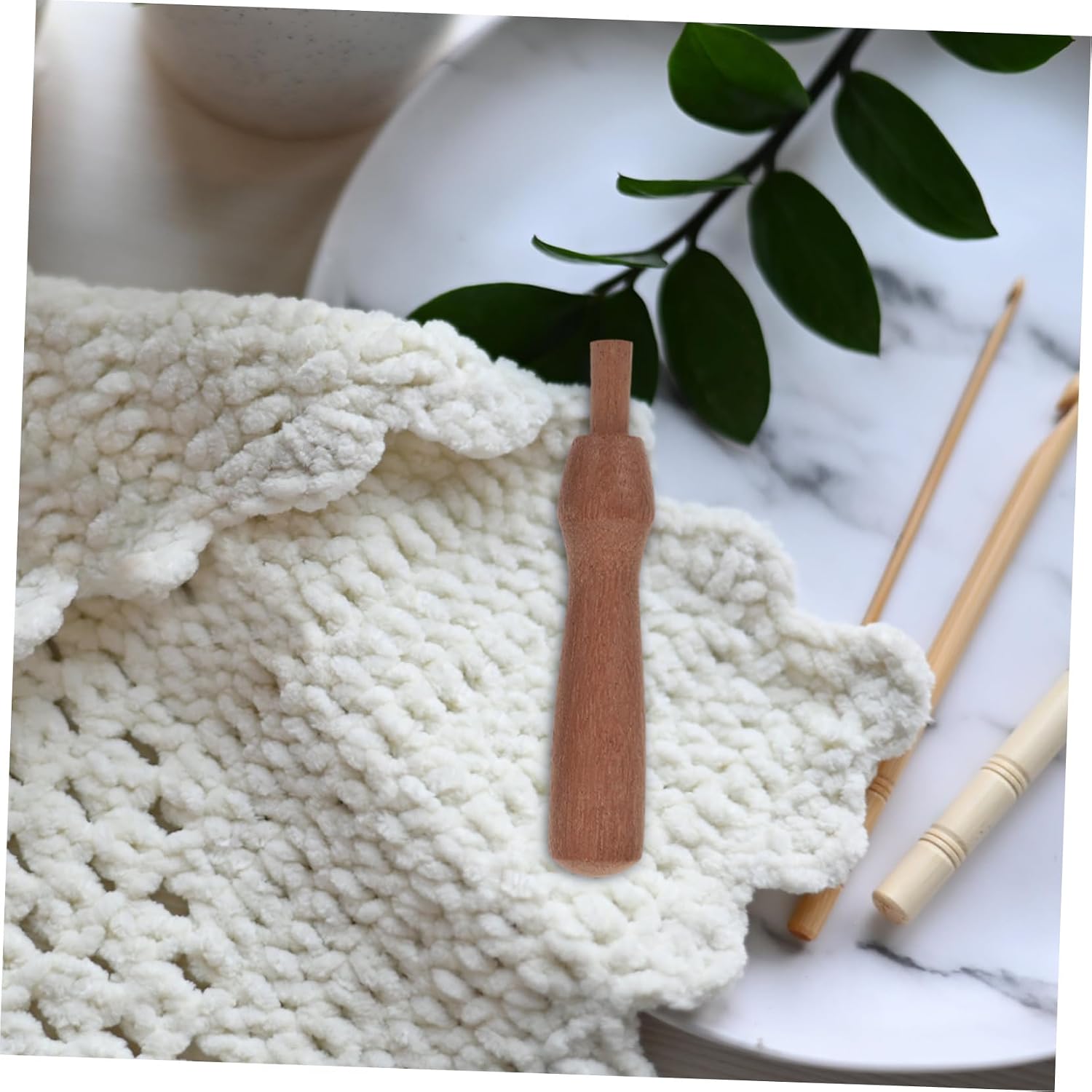 Artibetter 5pcs Comfortable Grip Wood Handle Needle Felting Tools for DIY Wool Felt Projects Ergonomic Design Quick Needle Swaps Durable Crafting Essentials