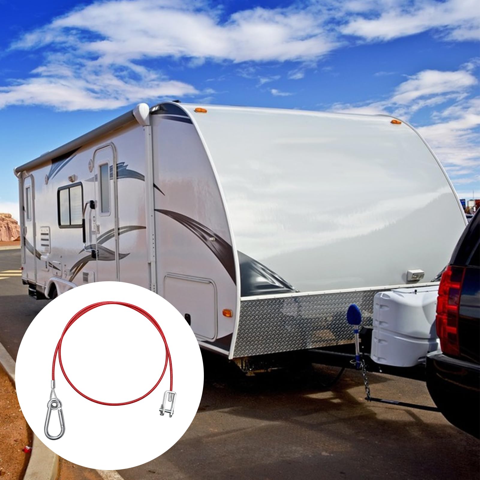 Corda Per Distacco Rimorchio LPZMPZ 2 Corde Da Strappare Per Rimorchio