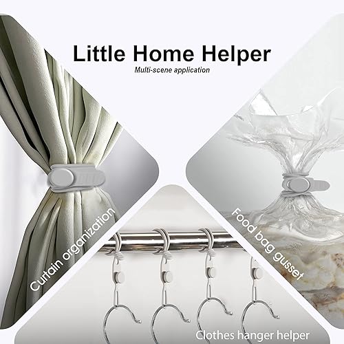 Miniatura 4 de Nearockle Sujetacables Organizador de Cables y Cordones de Silicona para Gestión de Cables, 16 Piezas de 4.2" y 7.1" Organizador de Cables