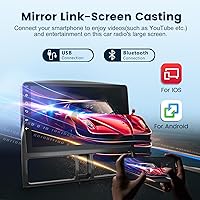 Vista 4 de Radio Estéreo de Coche con Audio HiFi para Honda CRV 2002-2006, Pantalla Táctil HD de 9 Pulgadas Android 13 GPS WiFi Bluetooth FM/RDS Cámara