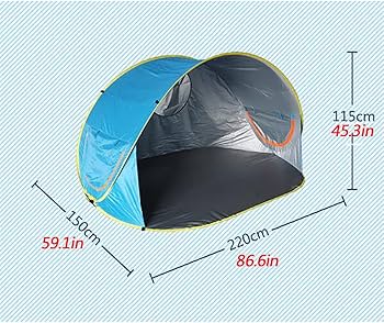 Amazon.co.jp: Tent 2 Seconds to Open The Beach 日焼け止め