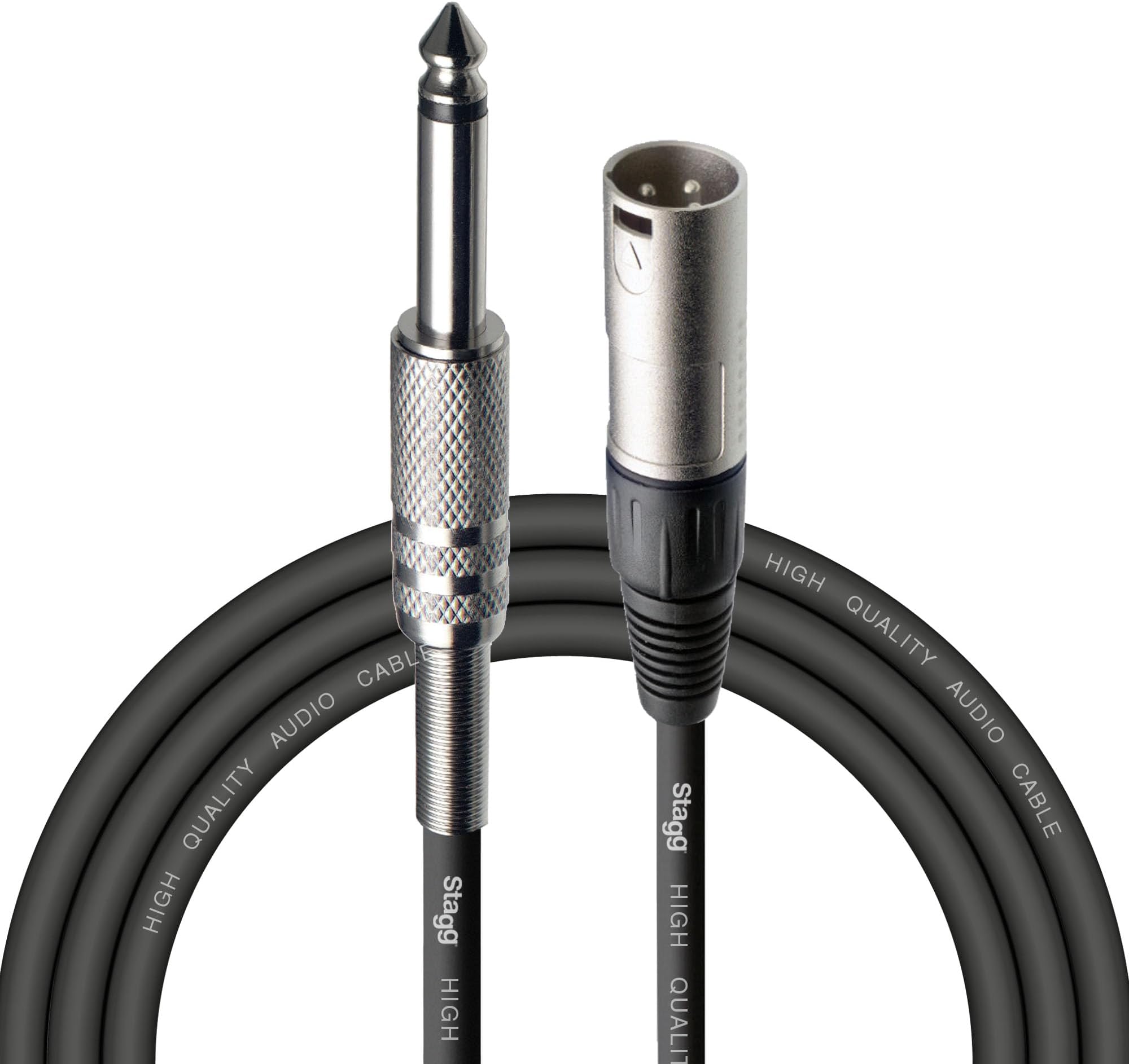 Stagg Stage and Studio Speaker Cable, XLR, Black, 3m (SAC3PXM DL)