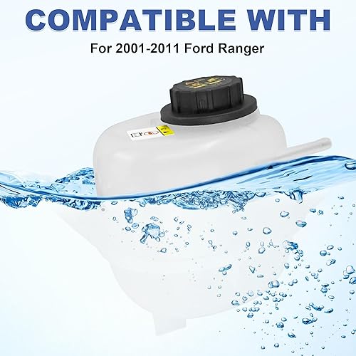 Miniatura 7 de Tanque de desbordamiento de depósito de refrigerante para Ford Ranger Base 2008-2009 para Ford Ranger Limited 2006-2009 para Ford Ranger Sport 2009