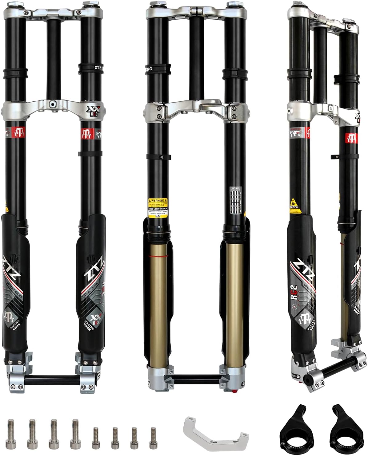 Air Suspension Front Fork for Sur-Ron Light Bee X LBX, Talaria Sting MX3 MX4 XXX, Segway X160 X260 & Eride Pro SS,20x110mm Boost Thru Axle