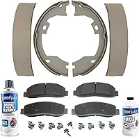 Vista 84 de Detroit Axle - Pastillas de freno para Dodge Dart 2013-2016 2014 2015 pastillas de freno de cerámica con reemplazo delantero y trasero de hardware