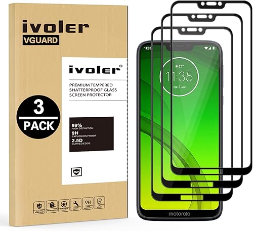 VGUARD Pack Pellicola Vetro Temperato per Motorola Moto Power Copertura Completa Pellicola Protettiva Protezione per Schermo per Motorola Moto Power VGUARD Pack Pellicola Vetro Temperato per Motorola Moto Power Copertura Completa Pellicola Protettiva Protezione per Schermo per Motorola Moto Power