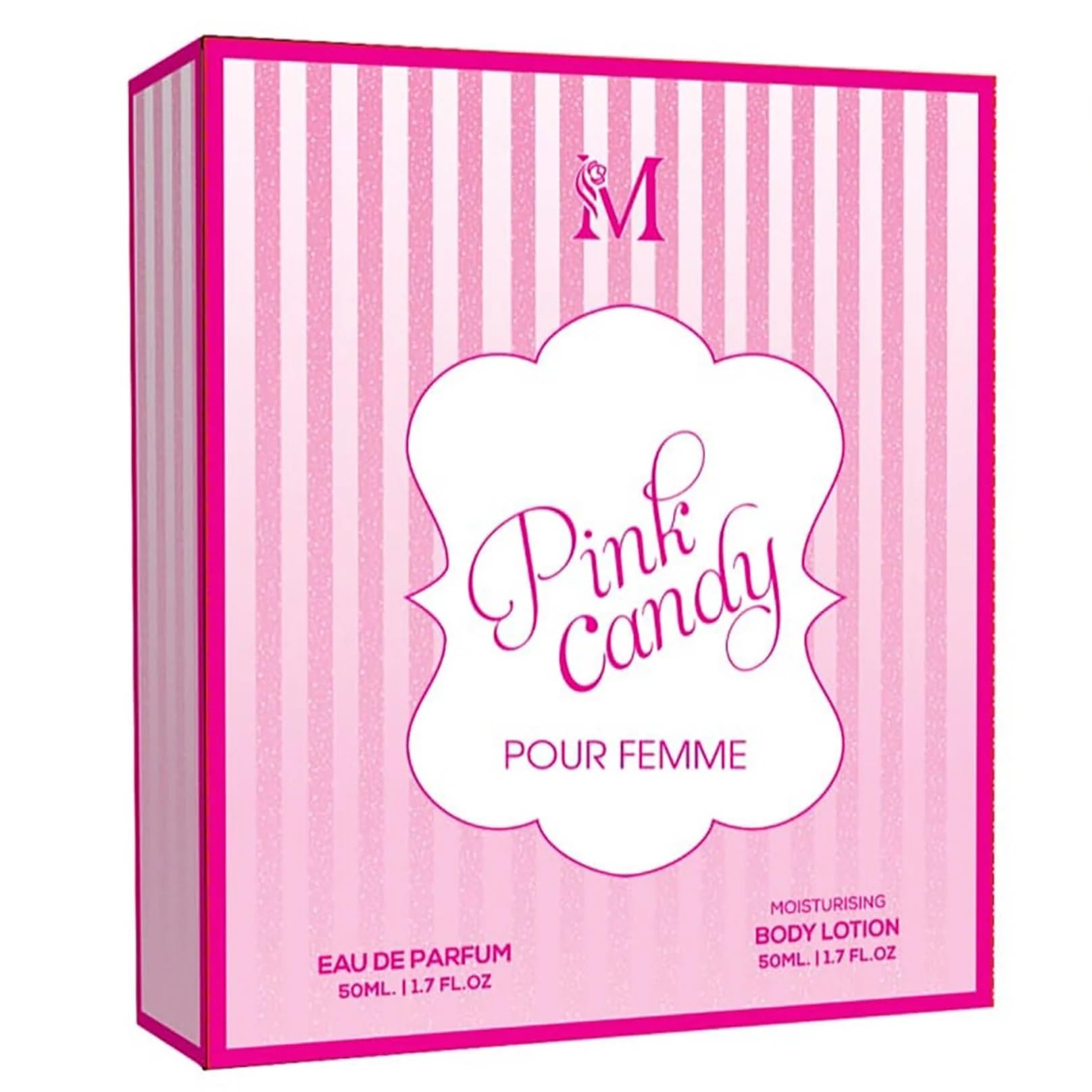 Profumo Donna eau de Parfum Pink Candy Limited Edition CONFEZIONE SET PROFUMO 50 ML + Crema Corpo 50 ML Donna kit regalo