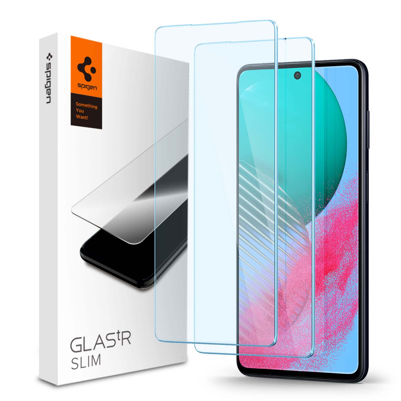 Spigen Glas.Tr Slim Tempered Glass Screen Protector Guard For Galaxy F54 / Galaxy M54 5G - 2 Pack for Smartphone-image-29